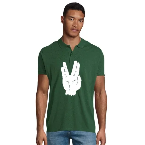 Spock Vulkanier Gruß Männer Polo