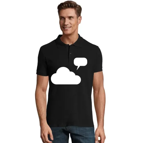 sprechende Wolke Männer Polo