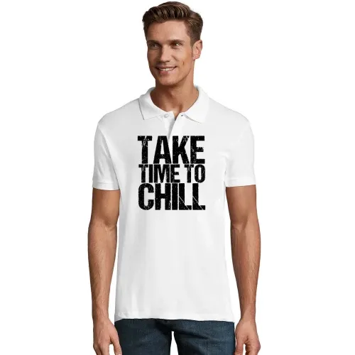 Take Time To Chill / Chill Out Design Polo