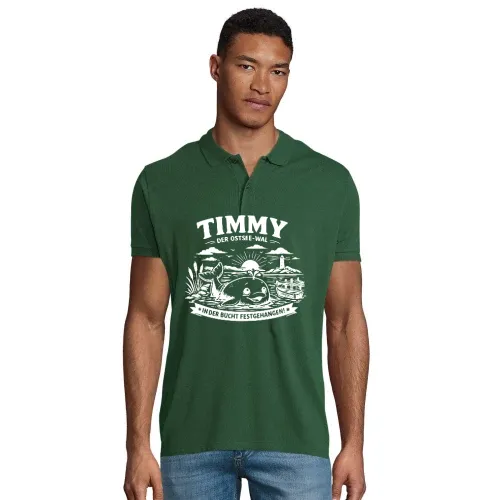 Timmy der Ostsee Wal Männer Polo