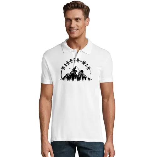 Wanderer Man Wandern Wander Hiking Outdoor Polo Männer Perfect