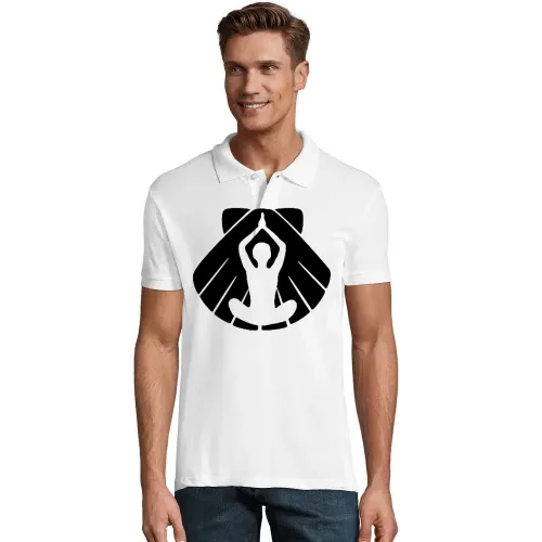 Yogamuschel Polo Männer Perfect