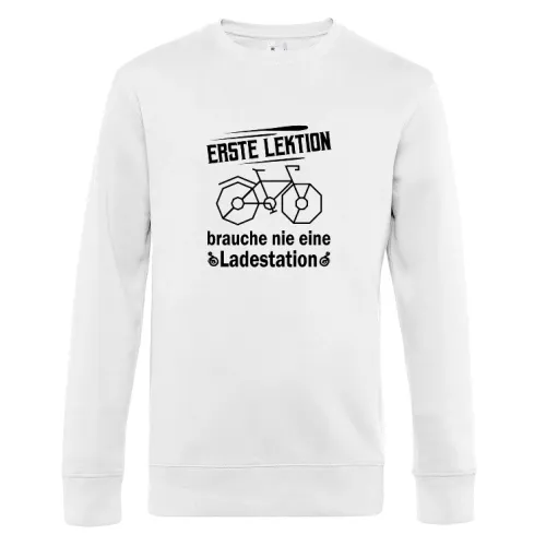 1. Lektion Brauche Nie eine Ladestation Anti Ebike Männer Sweat