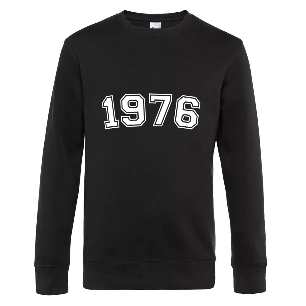  Männer Sweat mit Aufdruck '1976 40. Geburtstag'