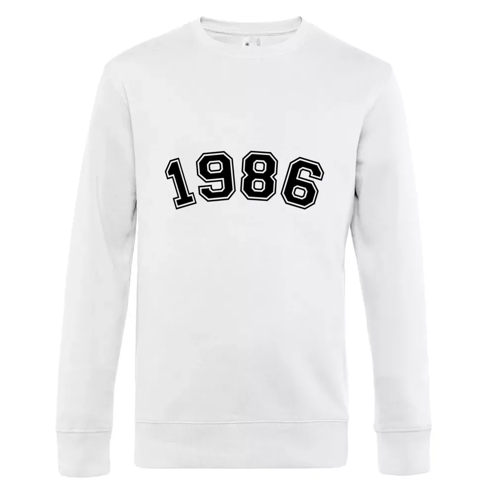  Männer Sweat mit Aufdruck '1986 30. Geburtstag'