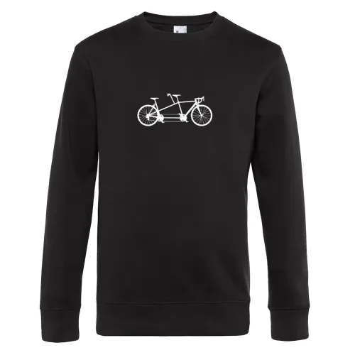 2 Personen Rad Tandem Fahrrad Sweat Männer King Crew Neck