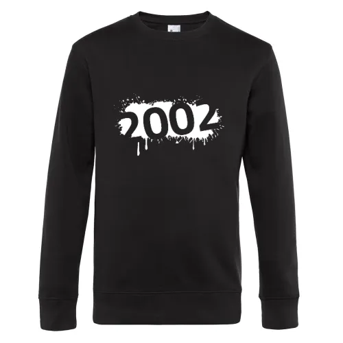 2002 Farbklecks Sweat Männer King Crew Neck