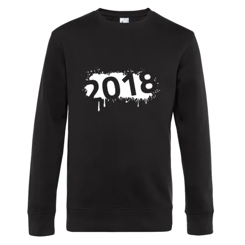 2018 Farbklecks Sweat Männer King Crew Neck