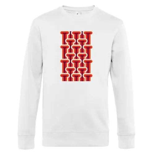 70er Jahre Style Streifen Sweat