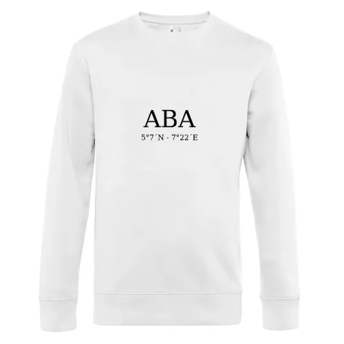 Aba Koordinaten Sweat Männer King Crew Neck