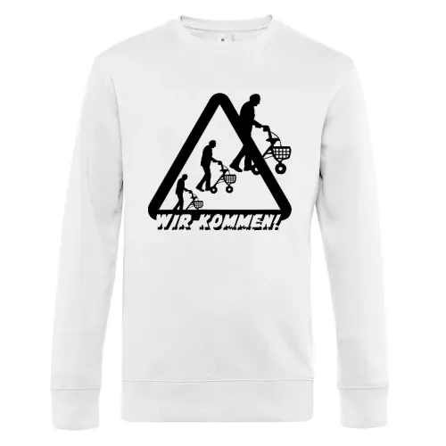 Achtung Rollatoren Wir kommen Sweat Männer King Crew Neck