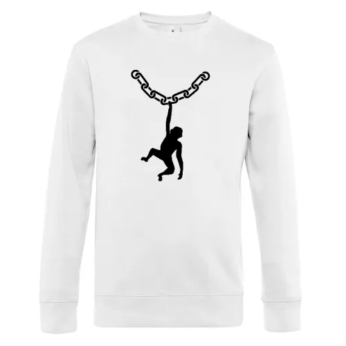 Affe an der Kette Männer Sweat