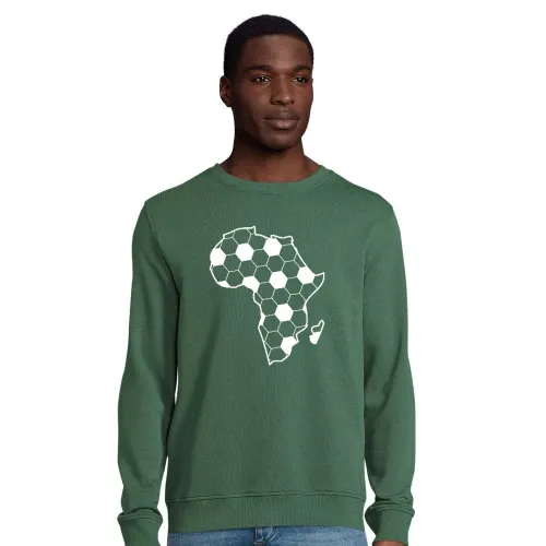 Afrika der schwarze Kontinent als Fußball Männer Sweat