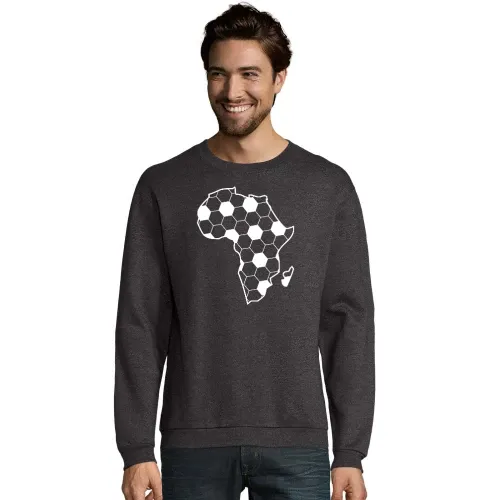 Afrika der schwarze Kontinent als Fußball Männer Sweat
