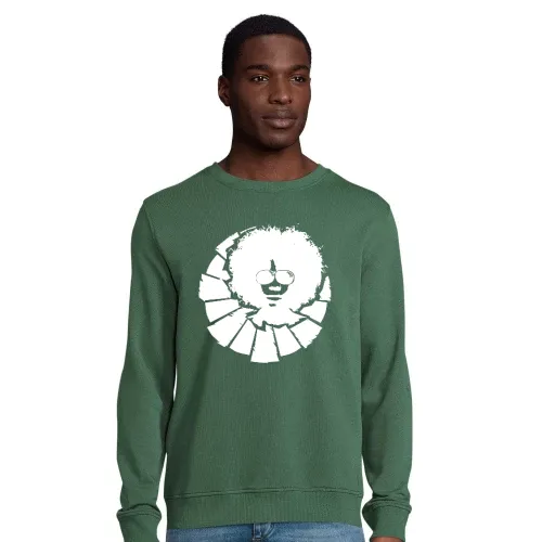 Afrofrisur mit Sonnenbrille Sweat Männer Comet Bio