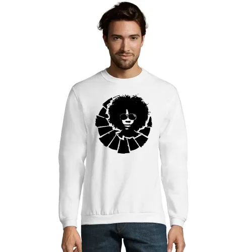 Afrofrisur mit Sonnenbrille Sweat Männer Spider