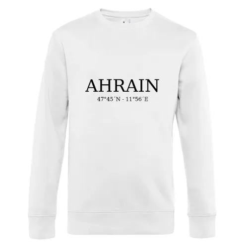 Ahrain Koordinaten Sweat Männer King Crew Neck