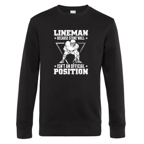 American Football Stein Mauer Lineman Position Sweat