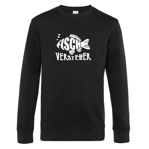 Angler Angeln Hobbyangler Fischversteher Geschenk Sweat Männer King Crew Neck