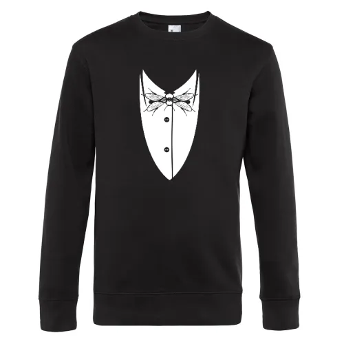 Anzug Hemd mit Stubenfliege Sweat Männer King Crew Neck