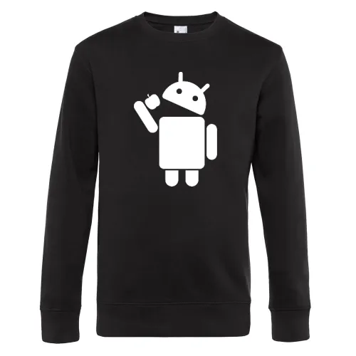 Apfel App Sweat Männer King Crew Neck