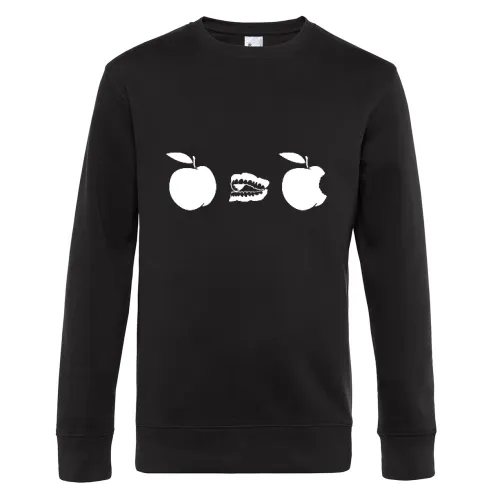 Apfel Gebiss Evolution Männer Sweat