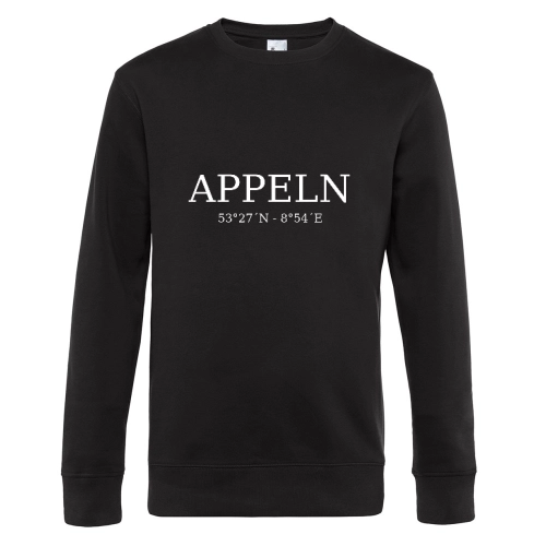 Appeln Koordinaten Sweat Männer King Crew Neck