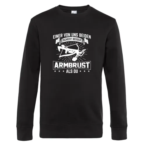 Armbrust Bogenschießen Besser Als Du Bogensport Sweat Männer King Crew Neck