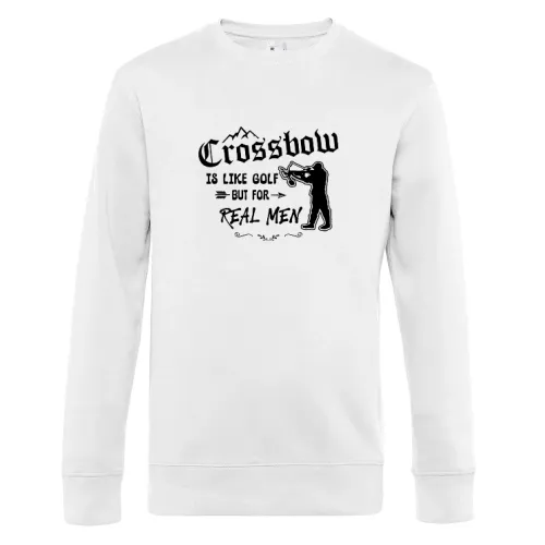 Armbrust Sport Für Echte Kerle Bogenschütze Sweat Männer King Crew Neck