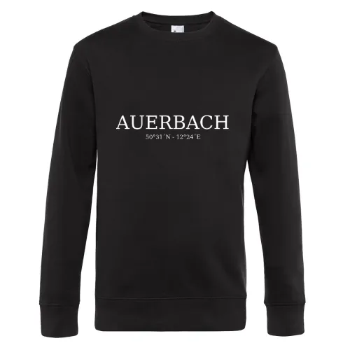 Auerbach Koordinaten Sweat Männer King Crew Neck