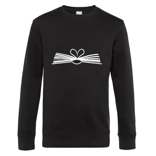 aufgeschlagenes Buchherz Sweat