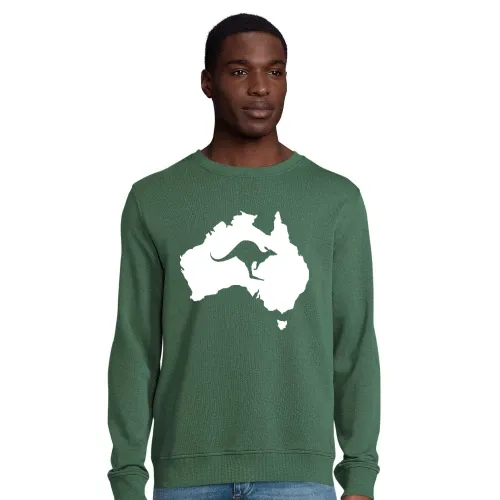 Australien mit Känguru Männer Sweat