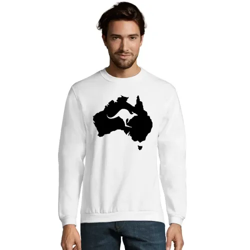 Australien mit Känguru Männer Sweat