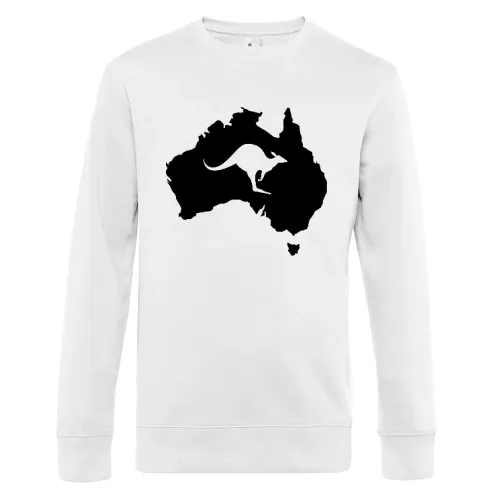 Australien mit Känguru Männer Sweat