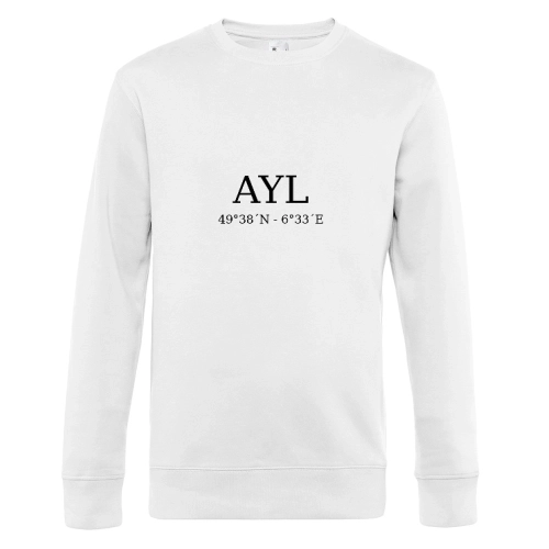 Ayl Koordinaten Sweat Männer King Crew Neck