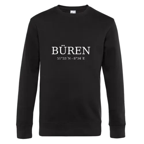 BÜren Koordinaten Sweat Männer King Crew Neck