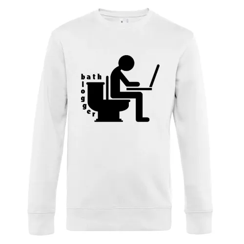 Bad Blogger auf Toilette Männer Sweat