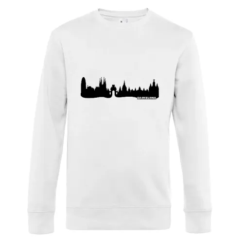 Barcelona Skyline Sweat Männer King Crew Neck