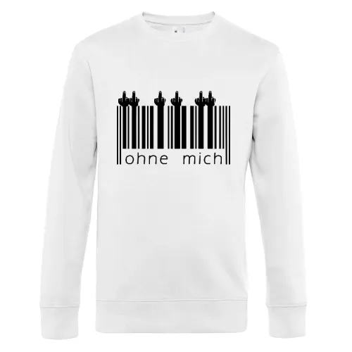 Barcode ohne mich Männer Sweat