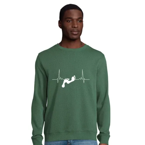 Barfuss Herzschlag Männer Sweat