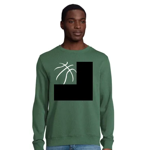 Basketball Striche Männer Sweat