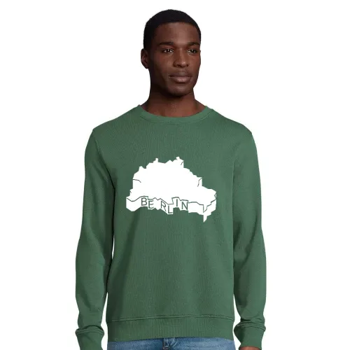 Berlin Umriss 3D Sweat Männer Comet Bio