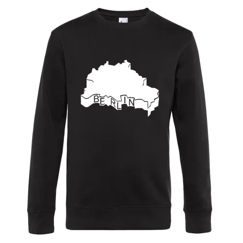 Berlin Umriss 3D Männer Sweat