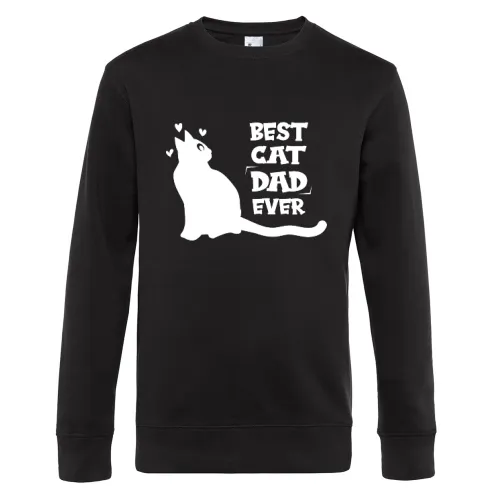 Best Cat Dad Ever Katzenliebhaber Sweat
