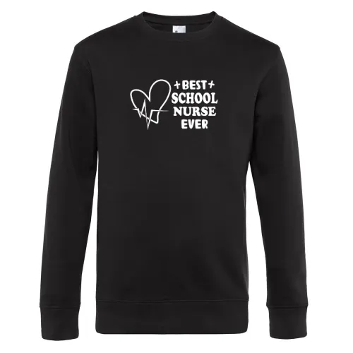 Best School Nurse Ever Krankenschwester Vintage Sweat