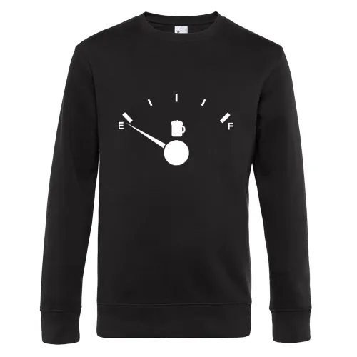 Biertankanzeige Leer Männer Sweat