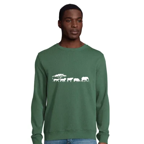 Big Five in der Savanne 2.0 Männer Sweat
