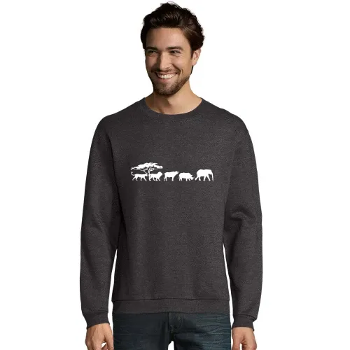 Big Five in der Savanne 2.0 Männer Sweat