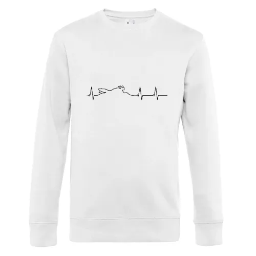 Biker Herzschlag Männer Sweat Biker Herzschlag Sweat