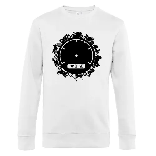 Bikerkreis mit Tachometer Männer Sweat Bikerkreis mit Tachometer Sweat